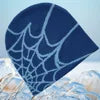 Y2KSpider Web Pattern Knitted Beanie Y2K Style, Multicolor Acrylic Warm Unisex Hip Hop Winter Skull Hat Customizable