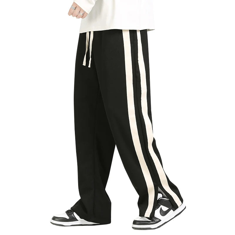 ANSZKTN Men's Casual Trend Spring and Autumn New Sports Overalls Sweatpants