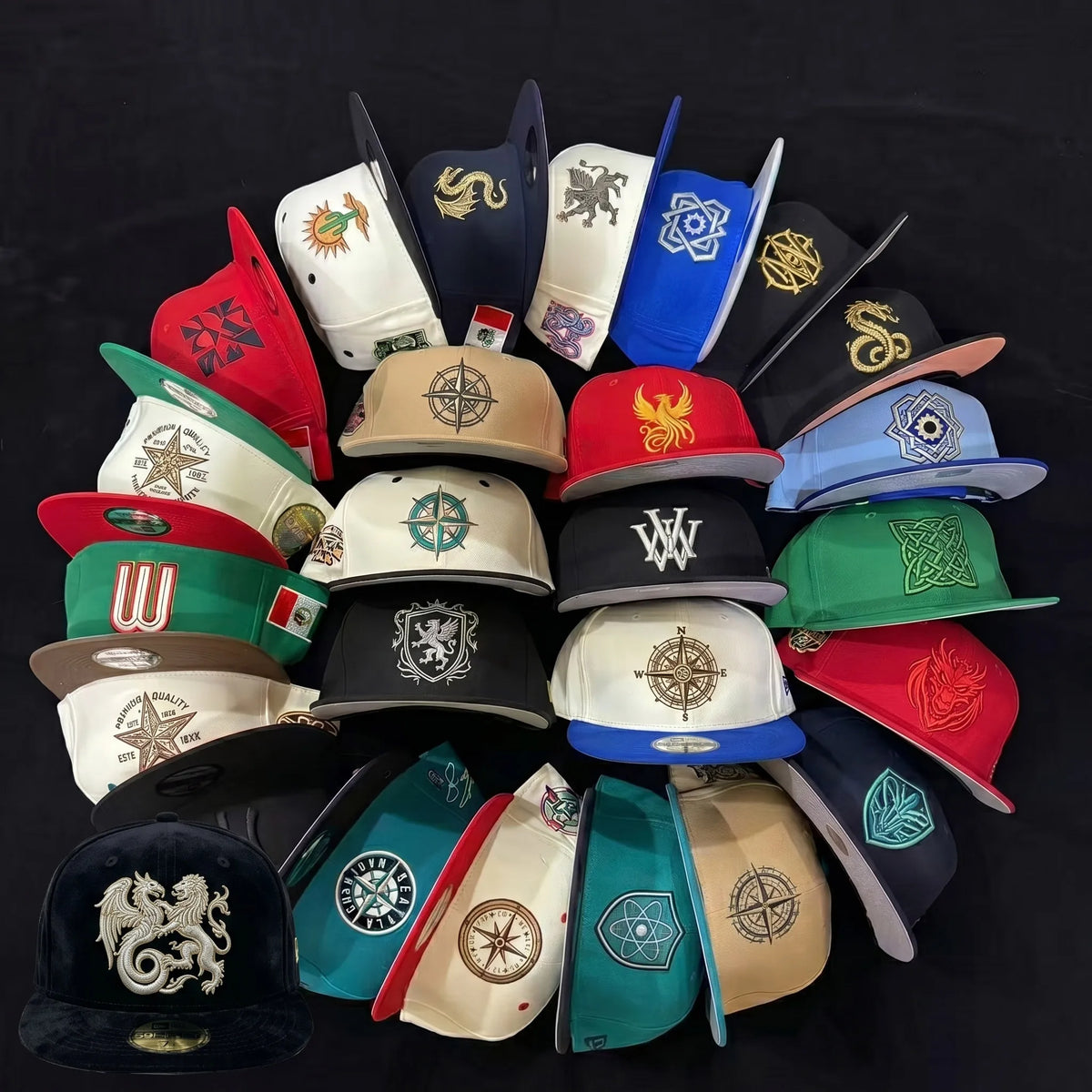 Custom New Fitted NE Gorras De Hombre Hat 6 Curved Hat New Original  Embroidery Caps Hats Baseball Cap