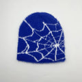 Wholesale Jacquard Custom Embroidery logo Woven Tags Y2K Cuff Fisherman Men Winter Skull Hat Knitted Mohair Beanie