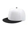 OEM ODM Manufacture Low MOQ Embroidery 6 Panel Flat Brim Blank Snapback Hat Custom Baseball New Men Fitted Cap