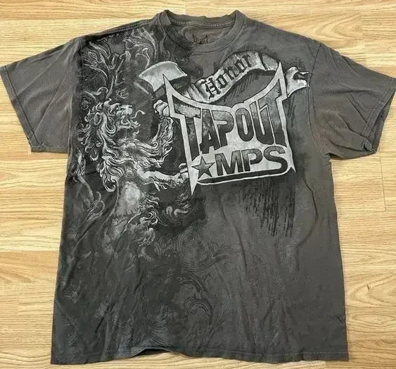 Affliction Winter Long Sleeved Cotton T Shirt New Y2k Fashion Retro Harajuku Round Neck Shirt Men's Women Gothic Casual Tops