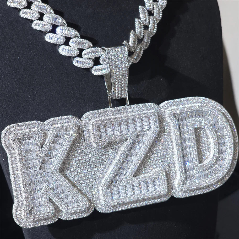 Hip Hop Large Initial Letter Number chain