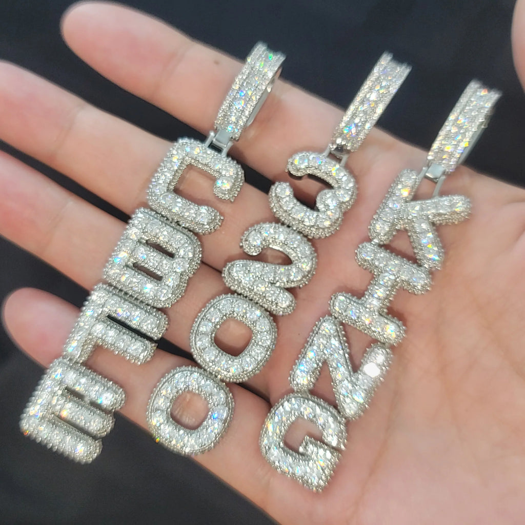 Custom Name Vertical Chain Necklace