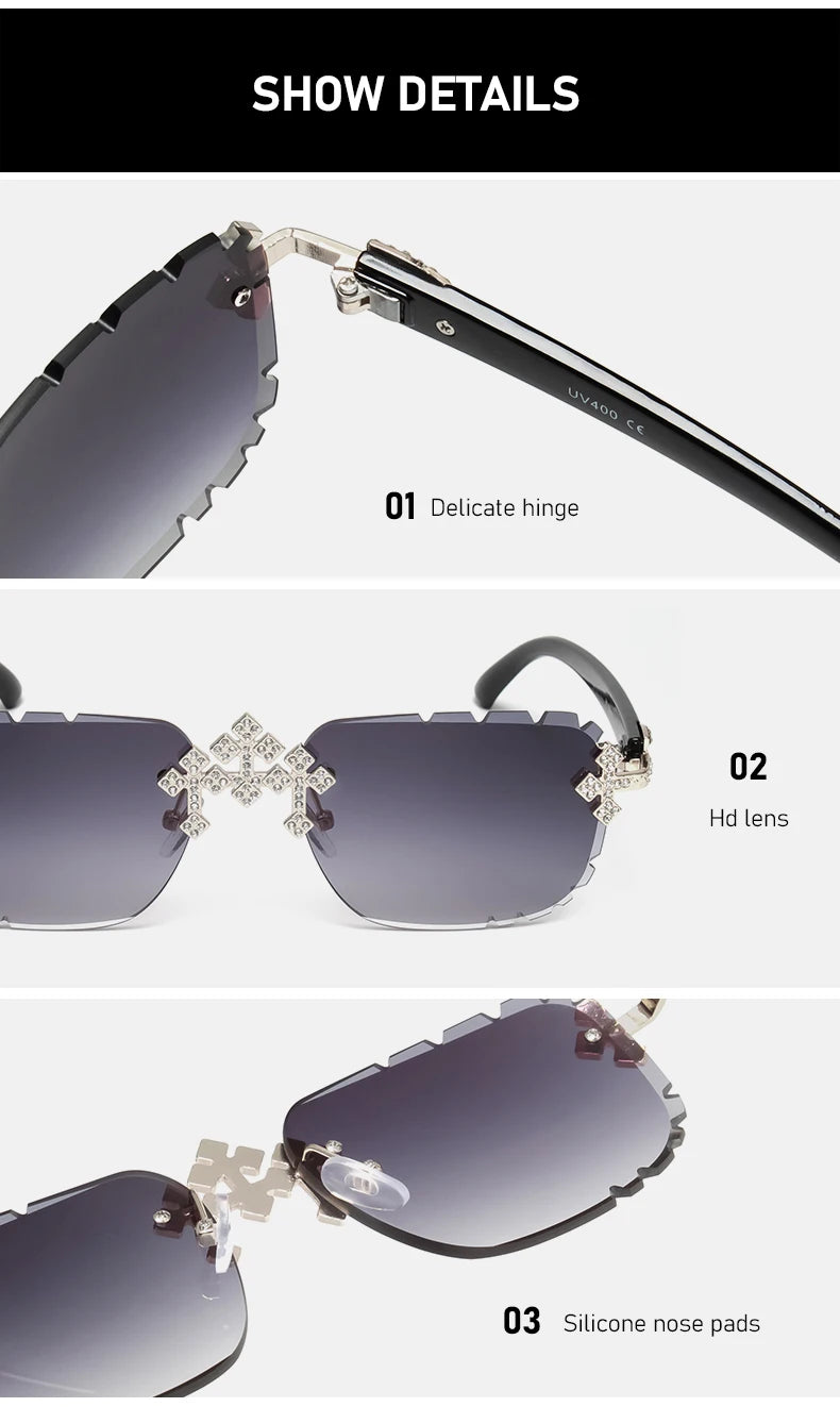 2025 Fashion Square UV400 Sun Glasses