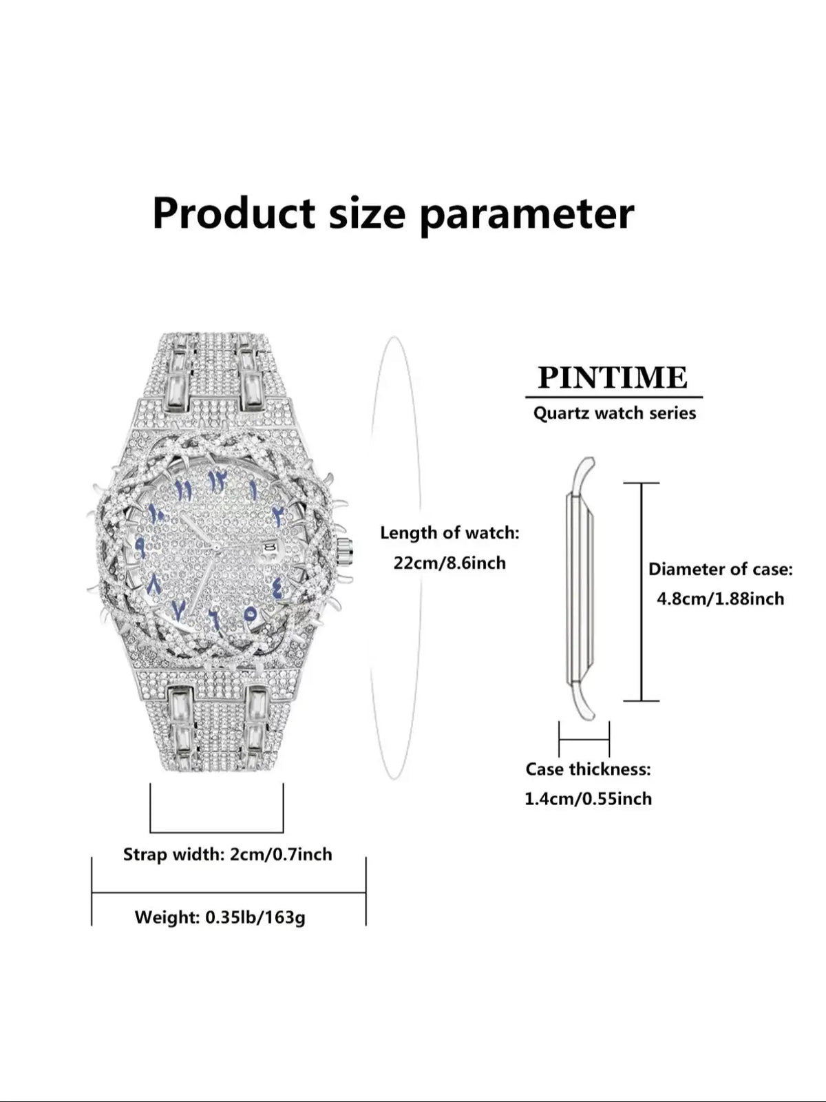 New Hip-Hop Style Quartz Watch