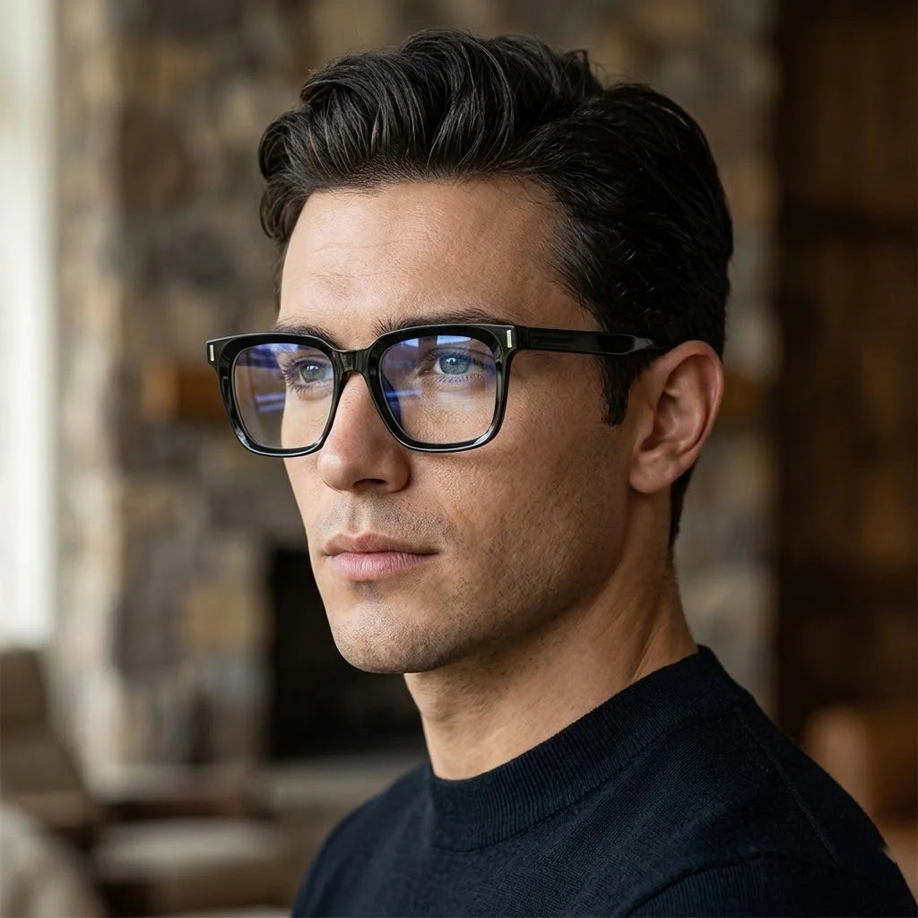 JMISUS Fashion Square Prescription Glasses