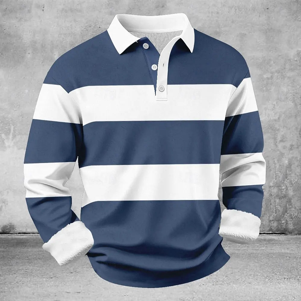 Men's Long Sleeve Rugby Shirt
