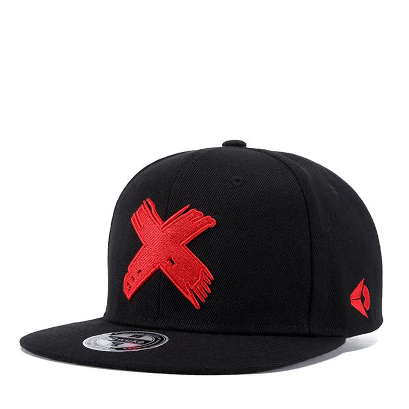 Youth Hip Hop Flat Brim Baseball Cap Outdoor Street Dance Hat for Men Fashion Snapback Adjustable Breathable Cotton