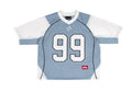 Y2K American T-shirt Harajuku Hip Hop Fashion Football Jersey Vintage Street Casual Breathable Splicing Loose Short Sleeve