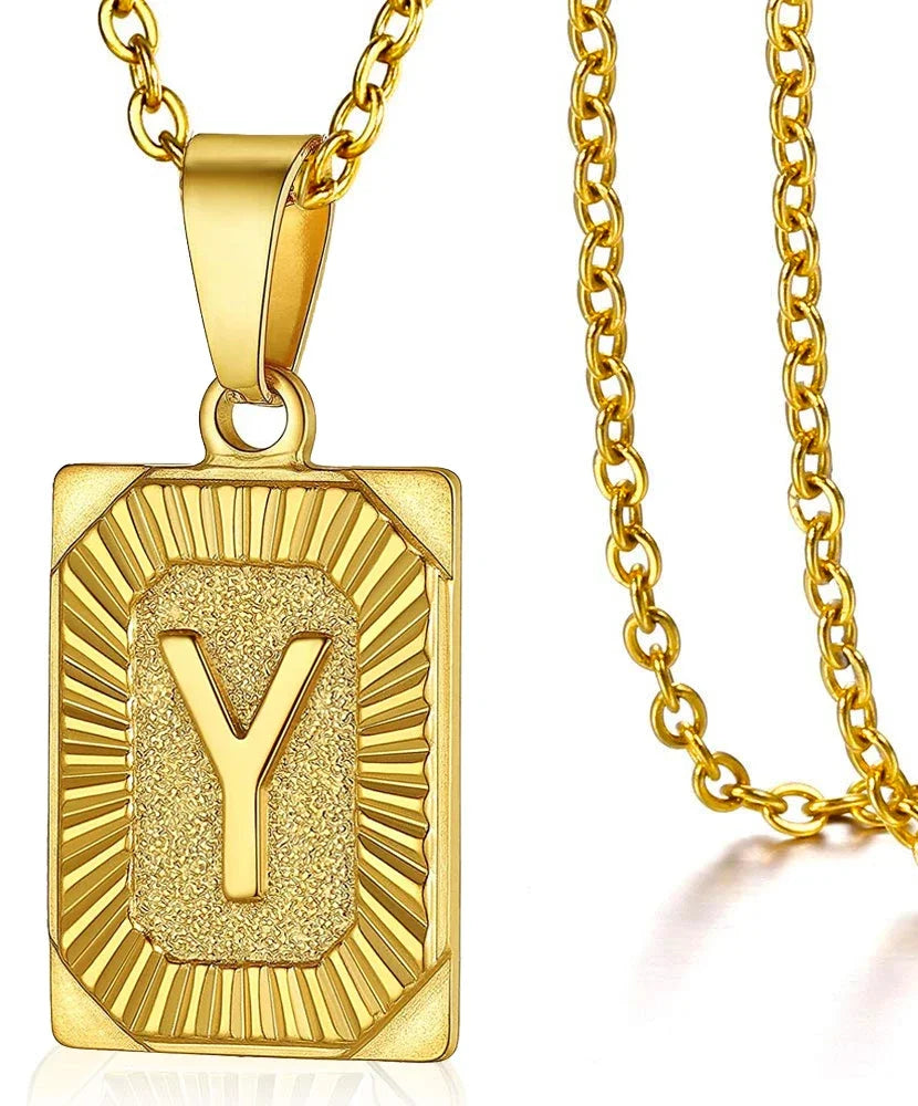 Initial Pendant Necklace