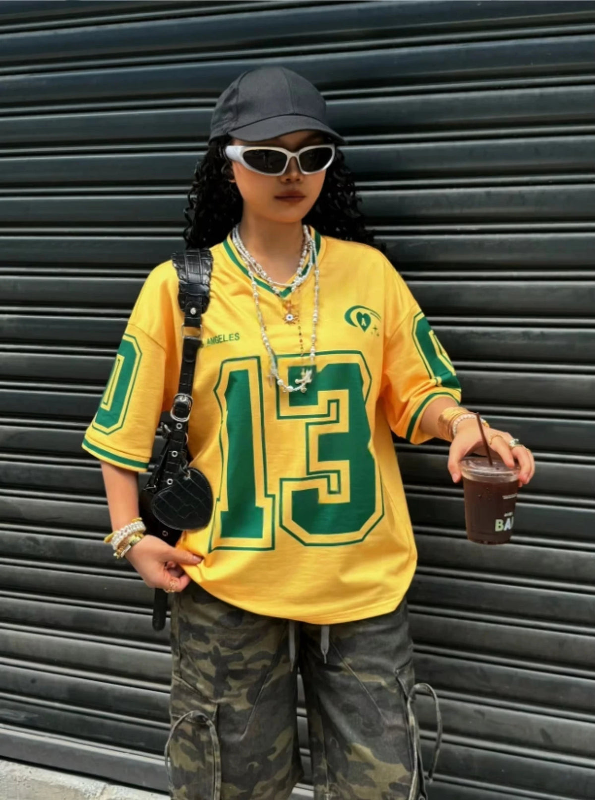 Los Angeles Number 13 Print jersey