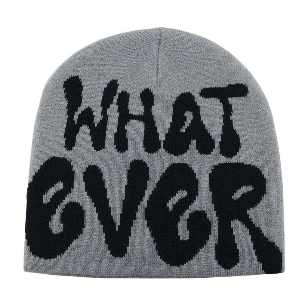 New Fashion Letter Autumn Winter Beanies for Women Men Outdoor Y2K Skullcap Warm Skiing Hat Cold Hat Hip Hop Cycling Knit Hat