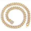 Iced out Cuban link chain 14MM