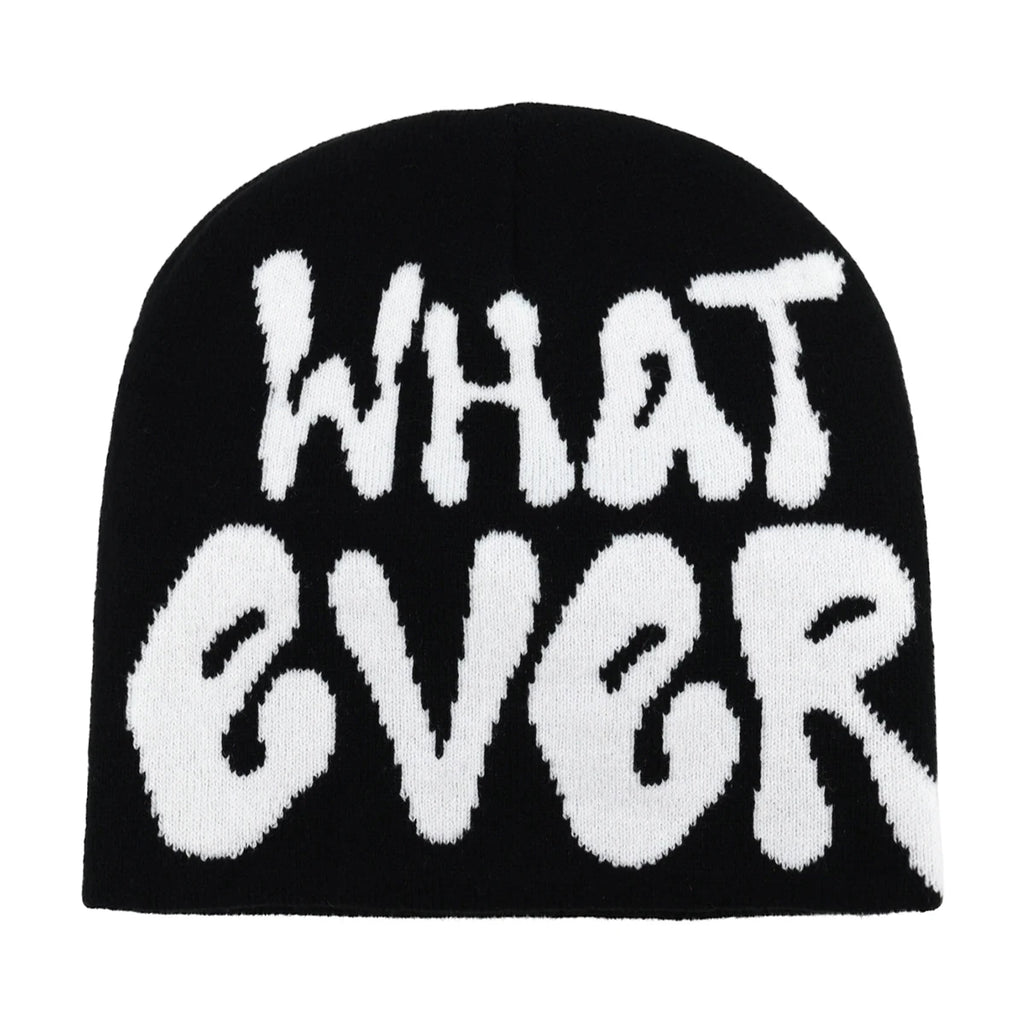 New Fashion Letter Autumn Winter Beanies for Women Men Outdoor Y2K Skullcap Warm Skiing Hat Cold Hat Hip Hop Cycling Knit Hat