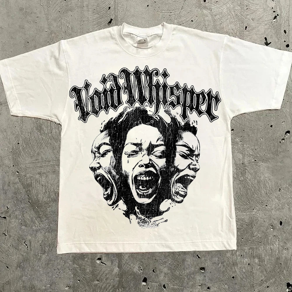 Harajuku Letter Graphic Oversized Tee