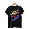 Cosh International Oversized Streetwear T-Shirt – 100% Cotton Graphic Puff Print Boxy Cropped Custom Screen Print Tee