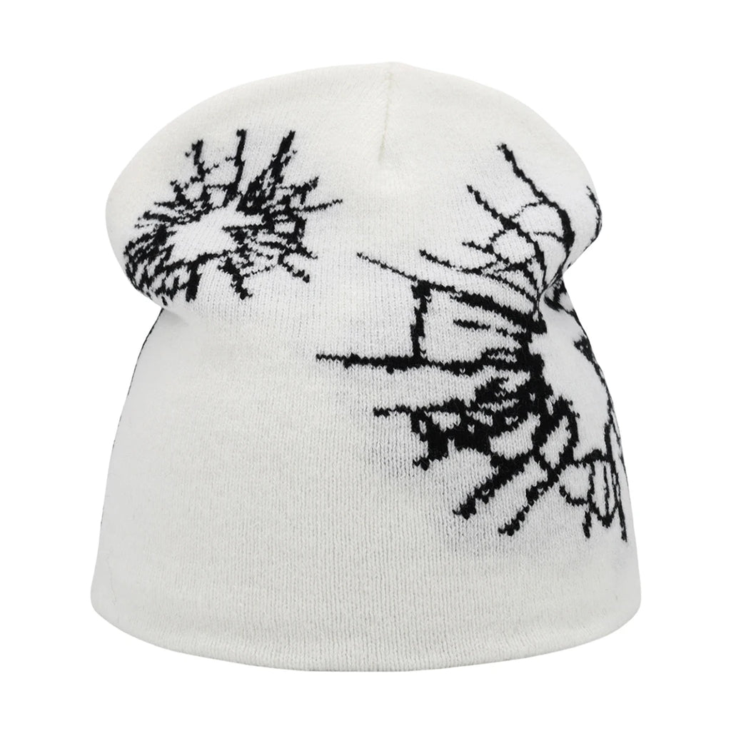 New Fashion Letter Autumn Winter Beanies for Women Men Outdoor Y2K Skullcap Warm Skiing Hat Cold Hat Hip Hop Cycling Knit Hat