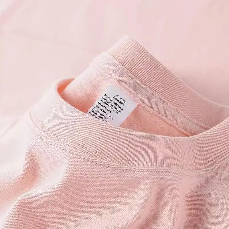 MIXED EMOTION Shirt Rhinestone Short Sleeve Men Women T-shirt Streetwear 100% Cotton Loose Round Neck Top Tees Oversized Tee Top