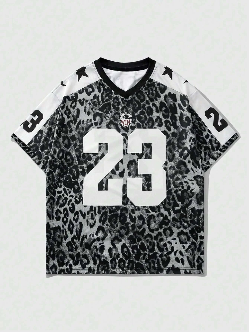 American Football Jersey China-Chic Dragon Pattern Cherry Blossom Flower Full Print V-neck Mesh Loose T-shirt for Men and Women