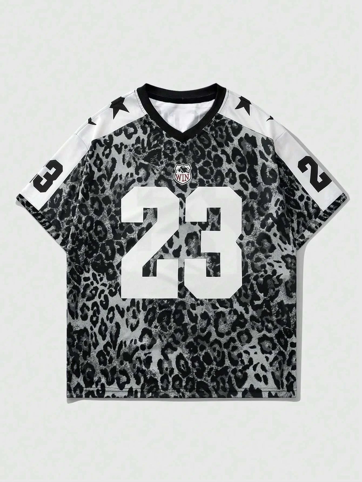 American Football Jersey China-Chic Dragon Pattern Cherry Blossom Flower Full Print V-neck Mesh Loose T-shirt for Men and Women