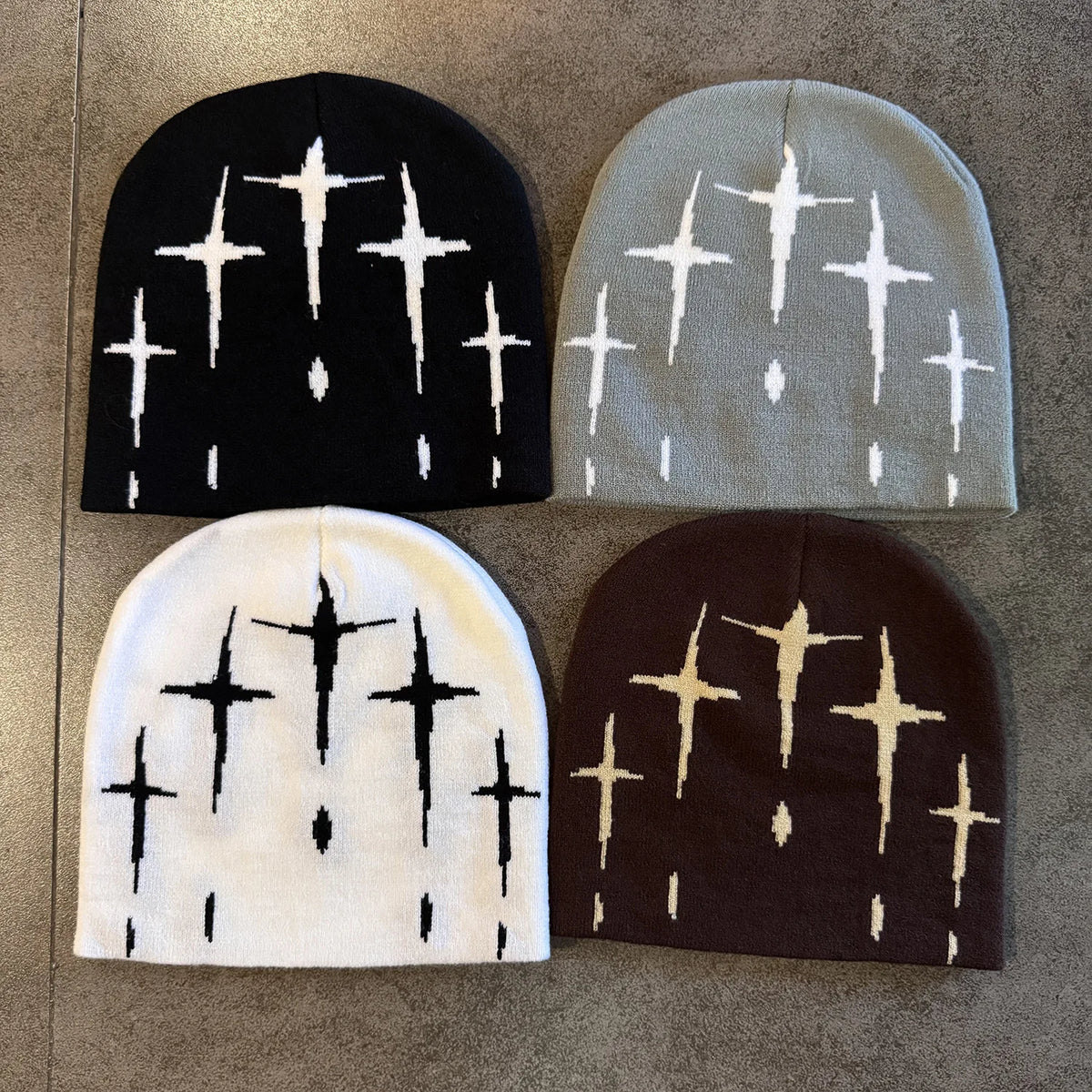 New Fashion Letter Autumn Winter Beanies for Women Men Outdoor Y2K Skullcap Warm Skiing Hat Cold Hat Hip Hop Cycling Knit Hat