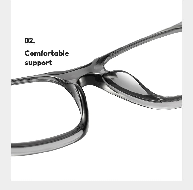 JMISUS Fashion Square Prescription Glasses