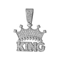 Men Hip Hop Crown with King Pendant