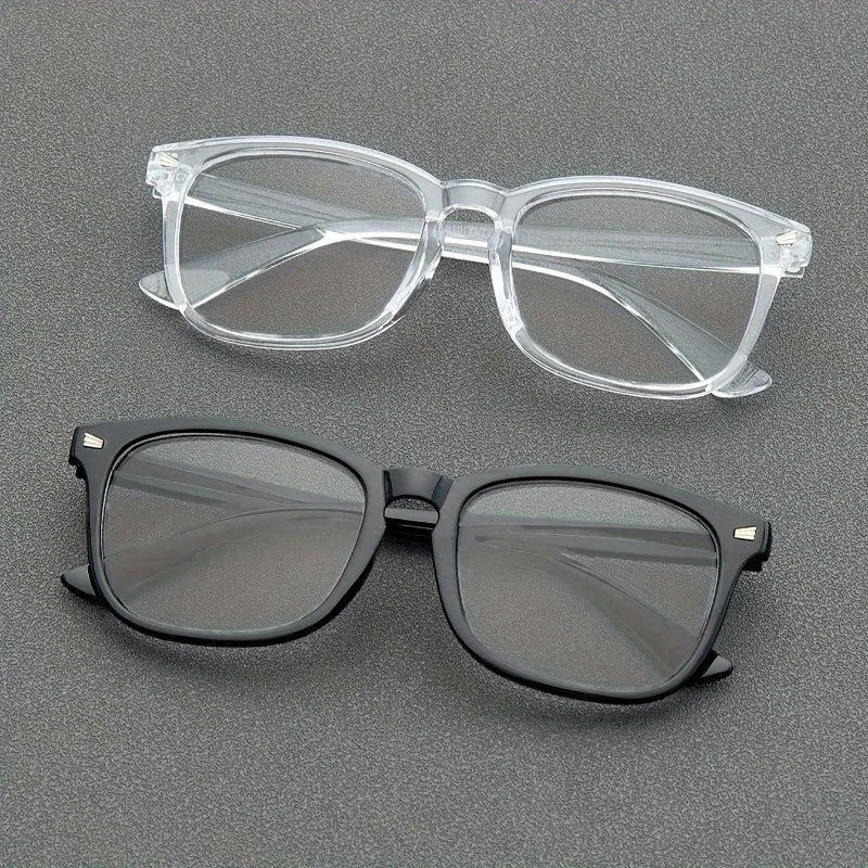 1/2pc Square Rivet Blue Light Glasses