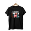 Cosh International Oversized Streetwear T-Shirt – 100% Cotton Graphic Puff Print Boxy Cropped Custom Screen Print Tee