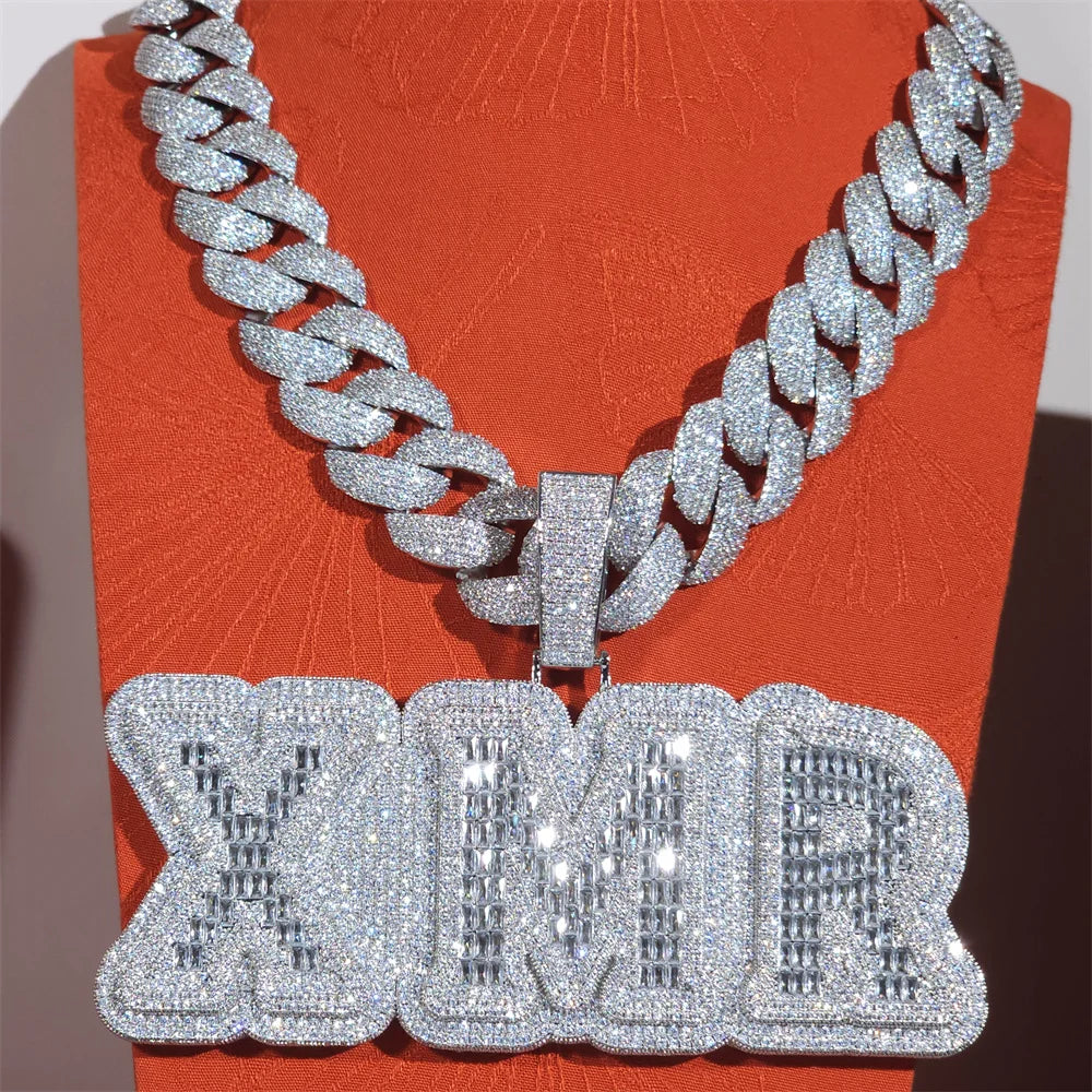 Hip Hop Large Initial Letter Number chain