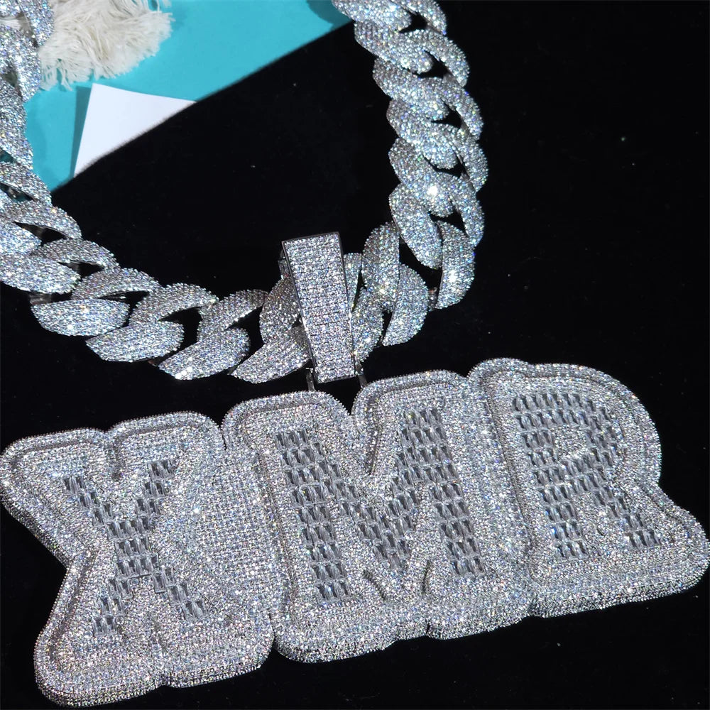 Hip Hop Large Initial Letter Number chain