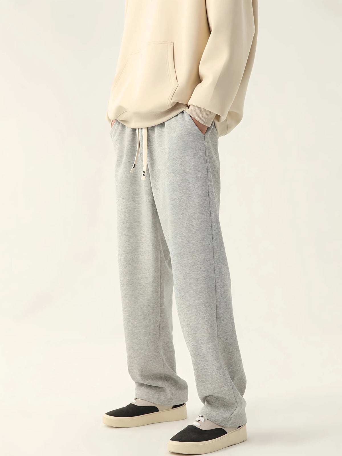 Neutral Baggy Jogger Sweatpants