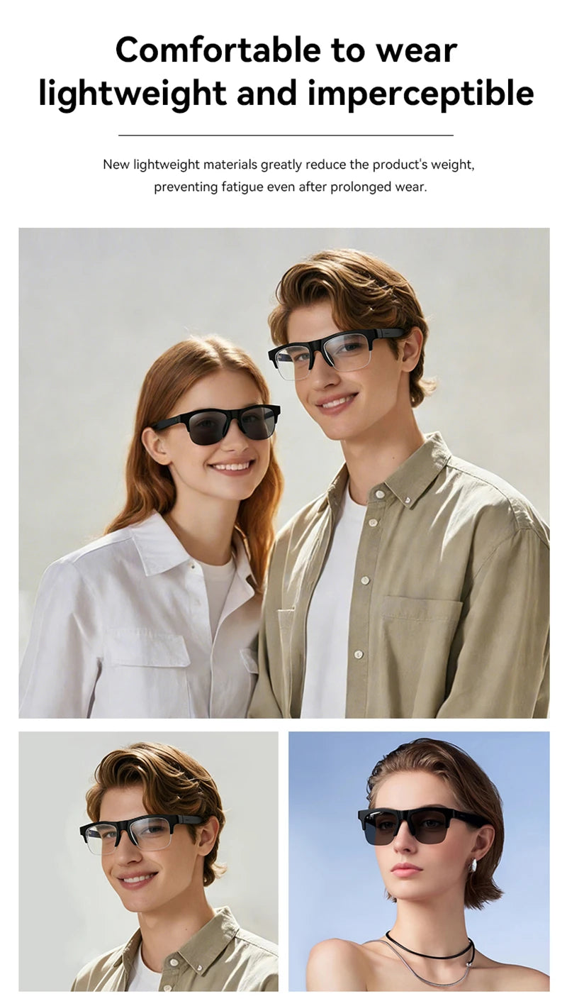 SE Élégance D12 Bluetooth Audio Smart Glasses