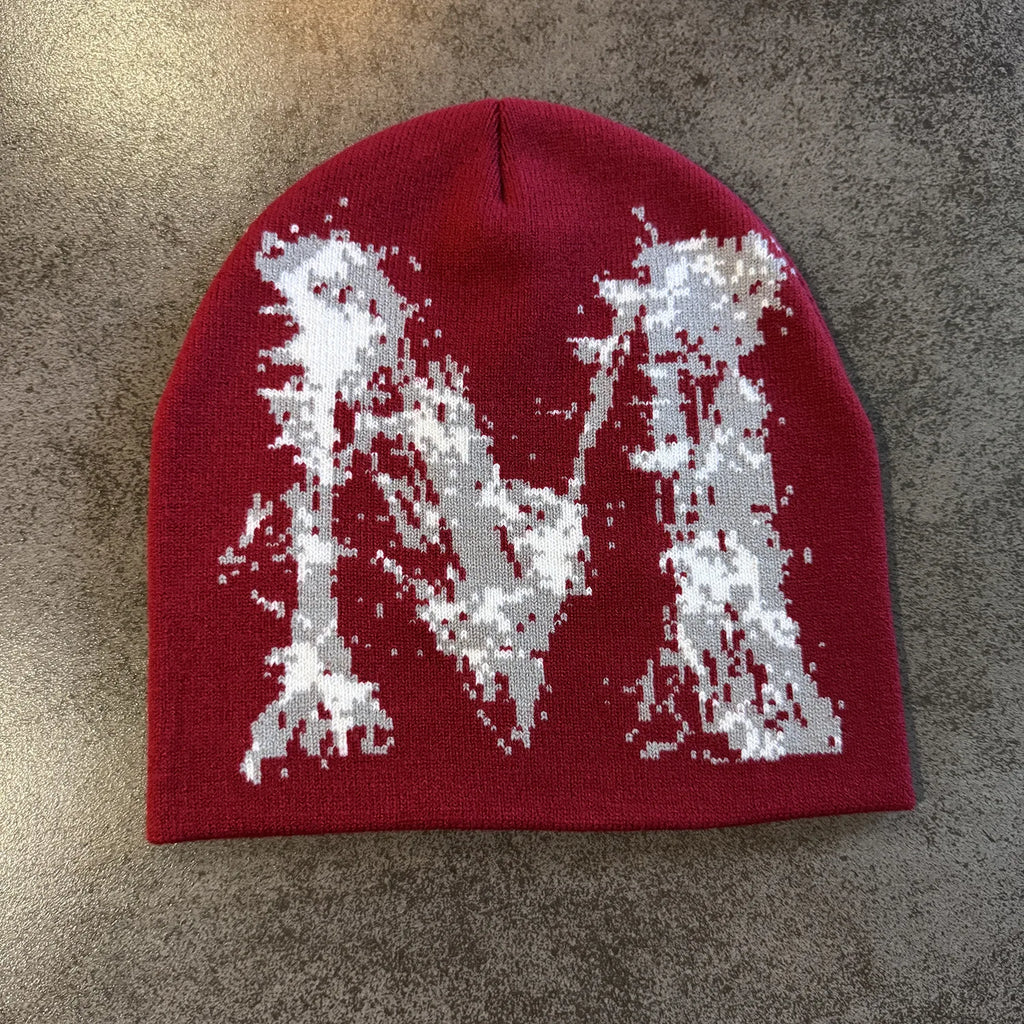 Star Pattern Knit Hat Jacquard Warm Beanies for Women Men Winter Autumn Outdoor Skullcap Skiing Hat Y2K Cold Hat Hip Hop Cycling