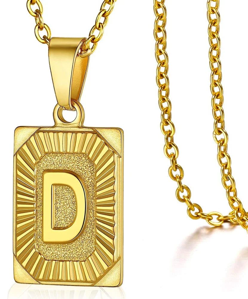 Initial Pendant Necklace