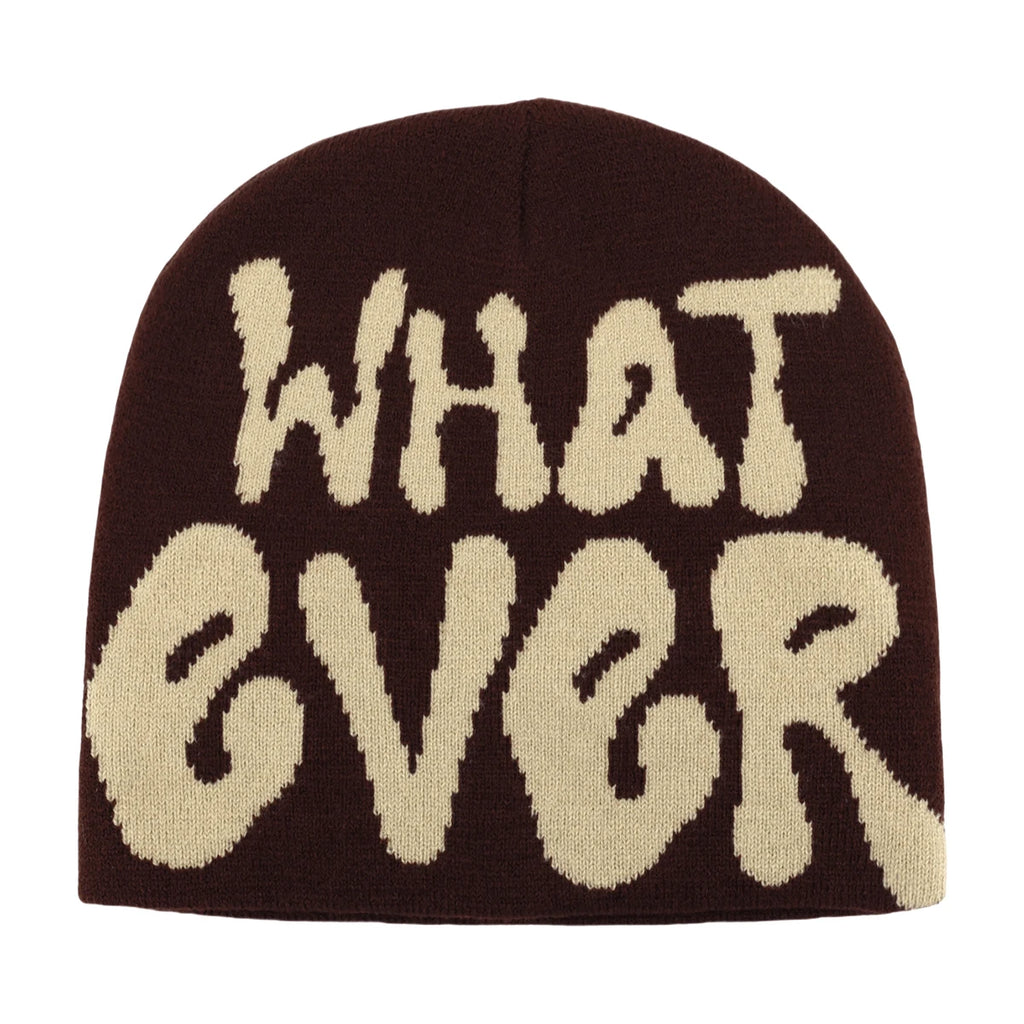 New Fashion Letter Autumn Winter Beanies for Women Men Outdoor Y2K Skullcap Warm Skiing Hat Cold Hat Hip Hop Cycling Knit Hat