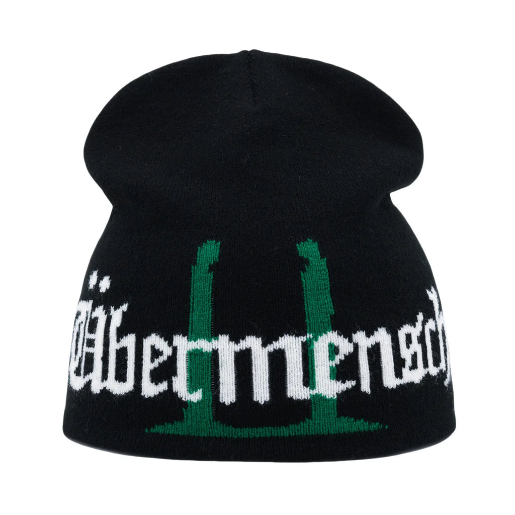 New Fashion Letter Autumn Winter Beanies for Women Men Outdoor Y2K Skullcap Warm Skiing Hat Cold Hat Hip Hop Cycling Knit Hat