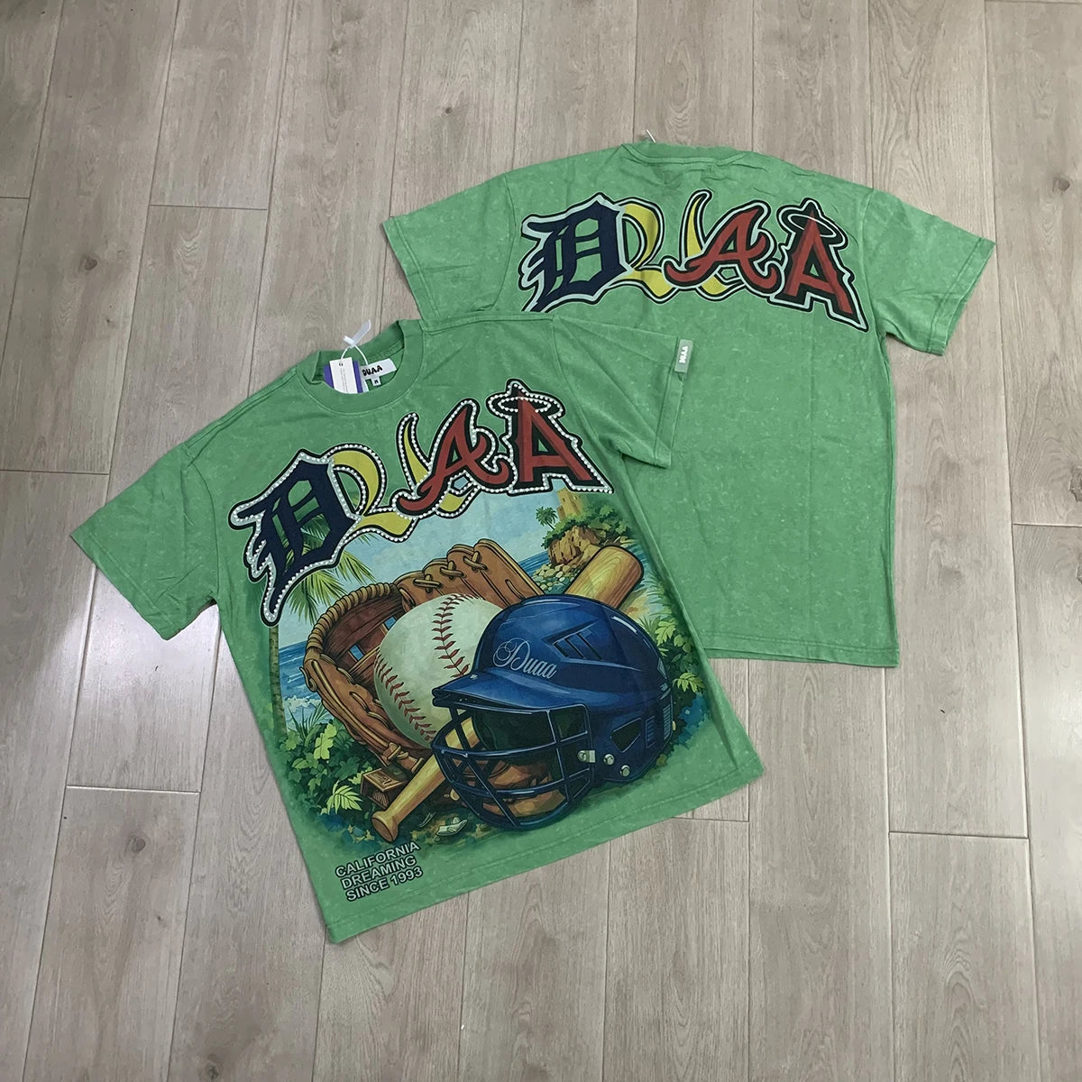 Streetwear Rhinestone Letter Print Yellow T-shirt Men Woman Fashion Retro Shinning Diamond loose casual Oversized Hip Hop Tees