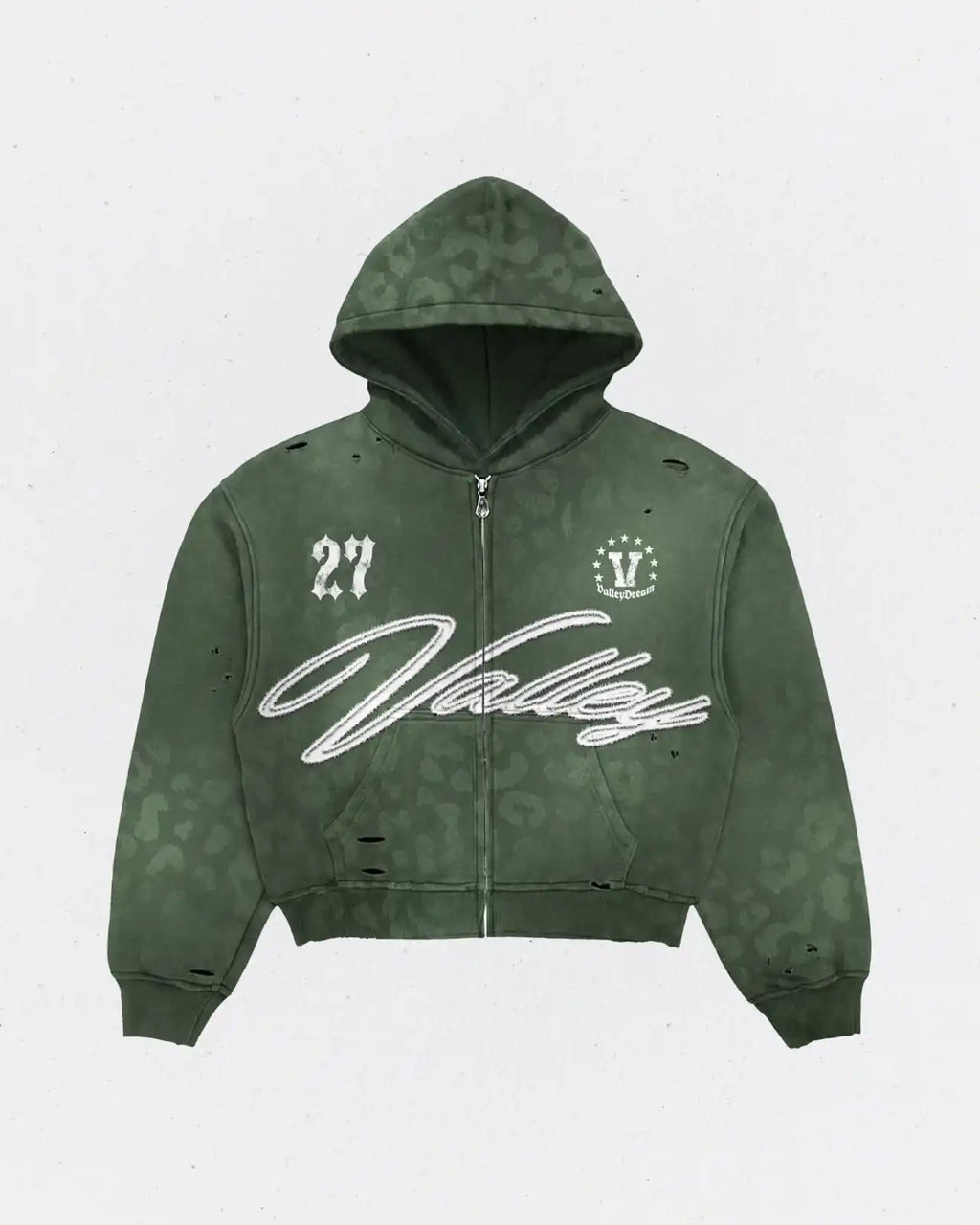Custom Acid Wash Heavy Weight Oversized Hoodies Mens Rhinestone Patch Embroidery Zip up Hoodie Vintage Streetwear Hoodie Unisex
