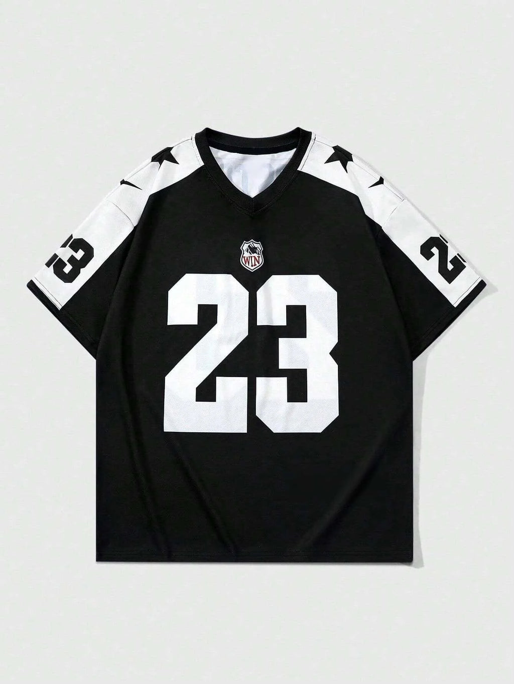 American Football Jersey China-Chic Dragon Pattern Cherry Blossom Flower Full Print V-neck Mesh Loose T-shirt for Men and Women