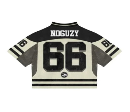 Y2K American T-shirt Harajuku Hip Hop Fashion Football Jersey Vintage Street Casual Breathable Splicing Loose Short Sleeve