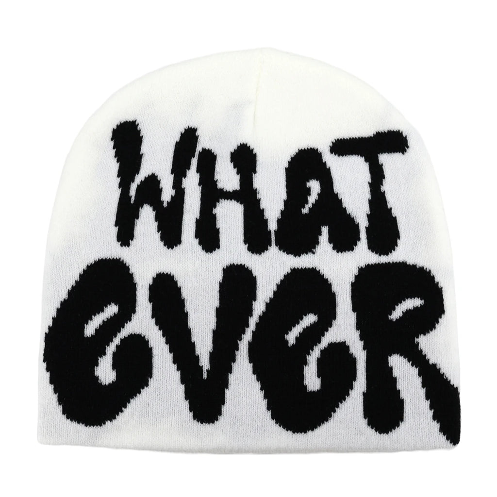 New Fashion Letter Autumn Winter Beanies for Women Men Outdoor Y2K Skullcap Warm Skiing Hat Cold Hat Hip Hop Cycling Knit Hat