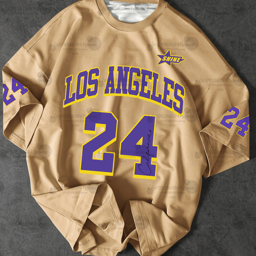 2025 Summer Mens LOS ANGELES NO.24 Graphic jersey