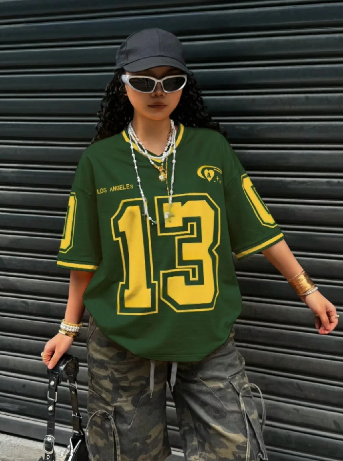 Los Angeles Number 13 Print jersey