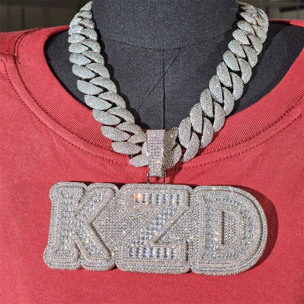 Hip Hop Large Initial Letter Number chain