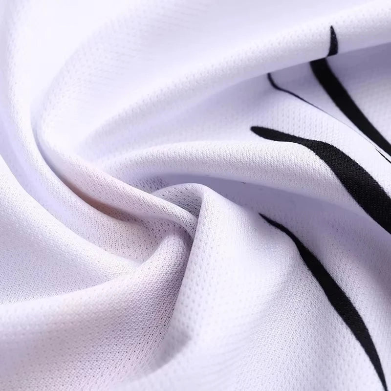 American Streetwear Football Jersey Summer Special Edition Women V-Neck Hole TShirt Short Sleeve Rushready Y2K Men's Clothing