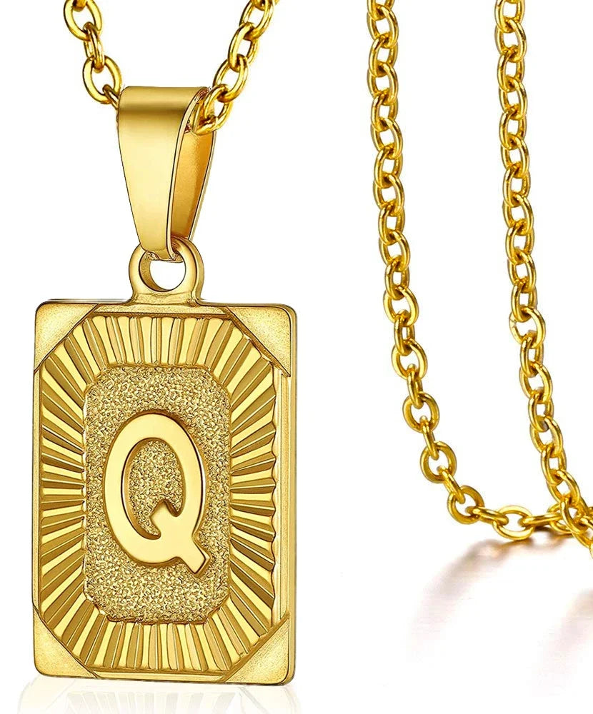 Initial Pendant Necklace