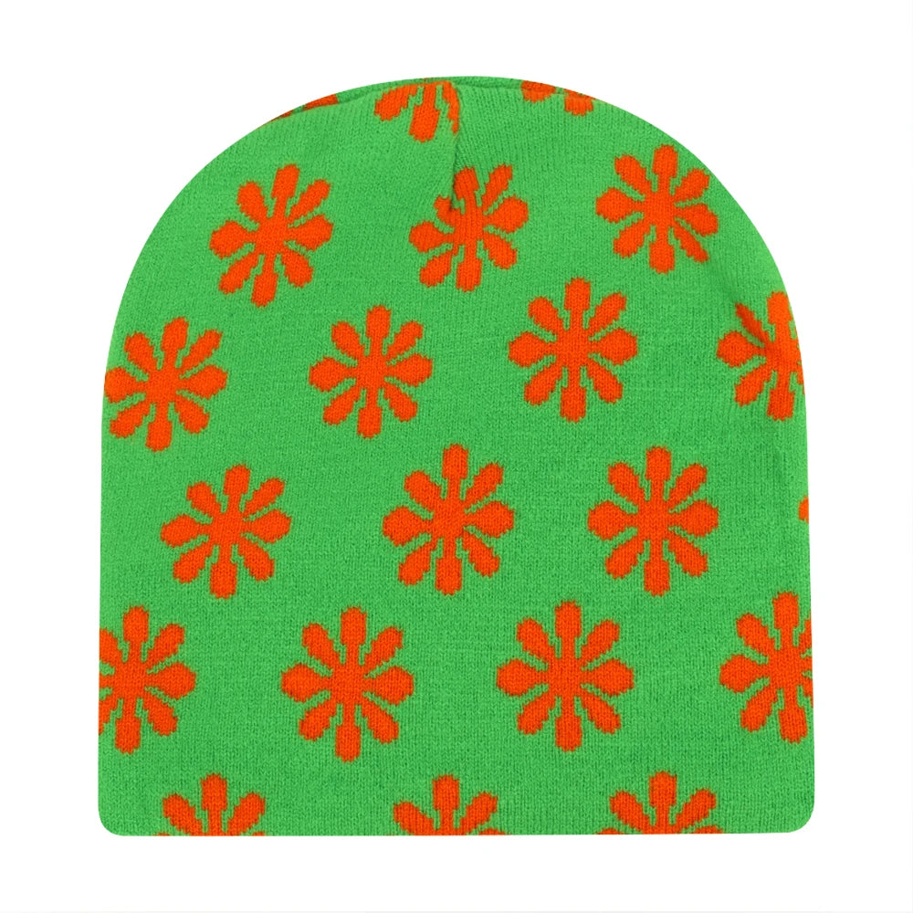 New Fashion Letter Autumn Winter Beanies for Women Men Outdoor Y2K Skullcap Warm Skiing Hat Cold Hat Hip Hop Cycling Knit Hat