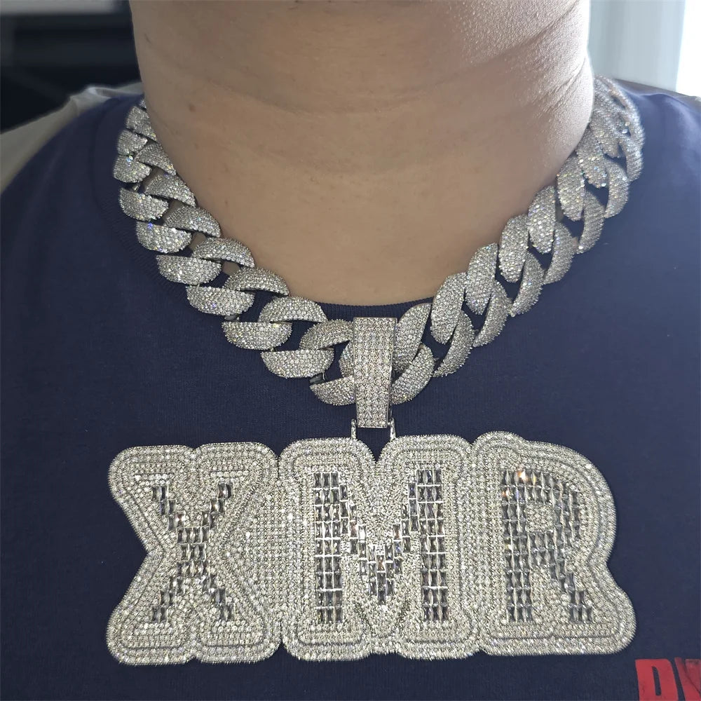 Hip Hop Large Initial Letter Number chain